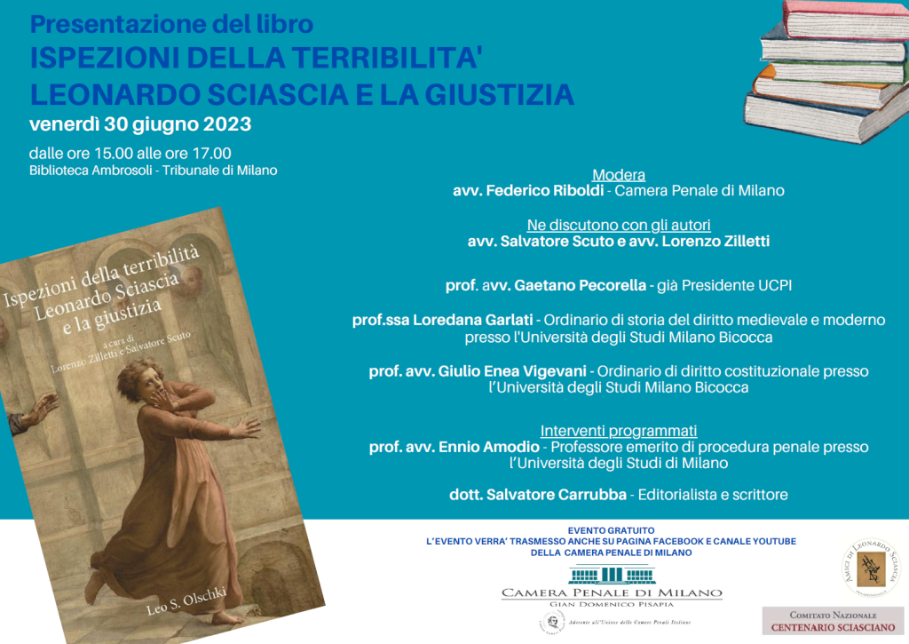 Convegno Ispezioni della terribilita: Leonardo Sciascia e la giustizia