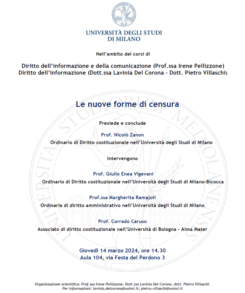 Le nuove forme di censura